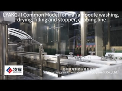 Máquina de llenado de frascos de 2-30 ml para frascos de lavado totalmente automático secado llenado máquina de sellado