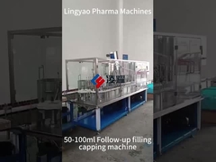 Máquina de llenado de líquido para frascos Pharma de 10 a 500 ml de alta capacidad con sistema PLC