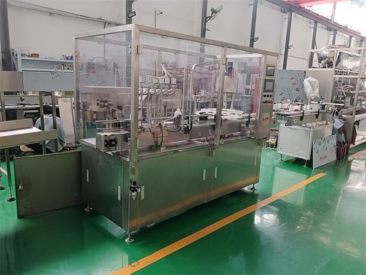 Comprar Máquina de llenado de dosis pequeñas de precisión para gotas oculares, sueros y vacunas, conforme a las normas GMP, capacidad de 3-20 ml fabricación en línea