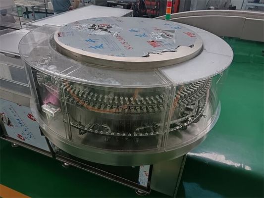 Comprar Máquina de lavado de frascos de ultrasonido vertical de alta velocidad de 2 ¥50 ml 3000 ¥6000 BPH cGMP Compatible, baja rotura, WFI y CA 0.22 μm Filtración fabricación en línea