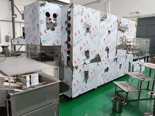 Comprar Línea integrada de procesamiento de ampollas asépticas con doble lavado con nitrógenoPrevención de oxidación de alta velocidad y esterilización continua para formulaciones de ciencias biológicas avanzadas fabricación en línea