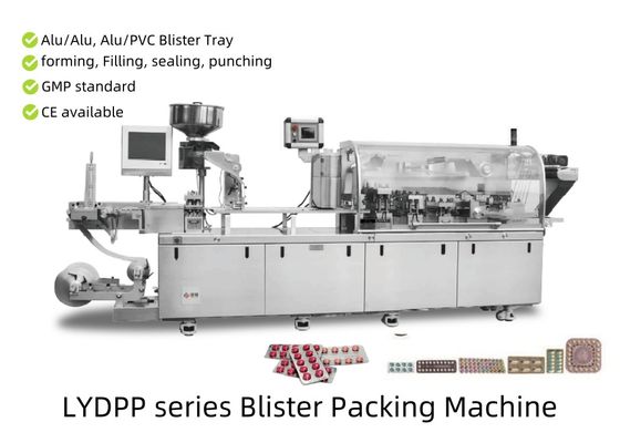 Comprar Máquina de embalaje de ampollas planas para formulaciones sólidas de atención médica
Envases de Alu/PVC de alta velocidad y Alu/Alu para climas extremos y producción en gran volumen fabricación en línea