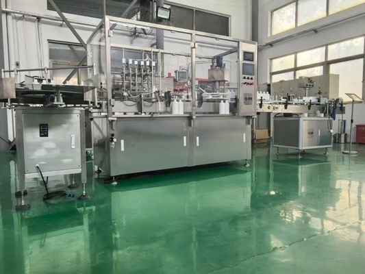 Comprar Máquina automática de llenado y taponado de viales para productos químicos especiales (5-20 ml) Dosificación de precisión para adhesivos, resinas y disolventes volátiles fabricación en línea