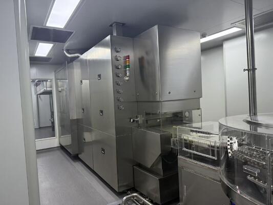 Comprar Lavado de ampollas 10ml Línea de llenado y sellado Zona laminar ISO 5, 15000 piezas/h ±0,5% Llenado de precisión AGF-12S fabricación en línea