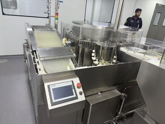Comprar Máquina llenadora de ampollas con lavado automático con secado, llenado y sellado integrados para plantas farmacéuticas fabricación en línea