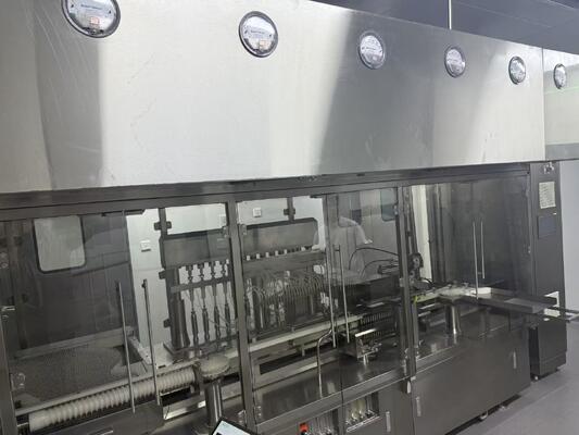 Comprar Inspección en línea para línea de sellado, llenado y esterilización de lavado de ampollas de 20 ml, zona laminar ISO 5 de 30000 piezas/h AGF-19S fabricación en línea