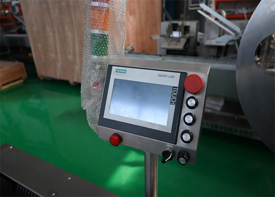 Máquina eléctrica de etiquetado de ampollas y viales Etiquetado de alta precisión con pantalla táctil y PLC