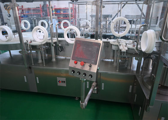 Máquina de llenado de frascos farmacéuticos para soluciones de colágeno humanizado recombinante, procesamiento aséptico de precisión con equipo de protección de llenado de nitrógeno