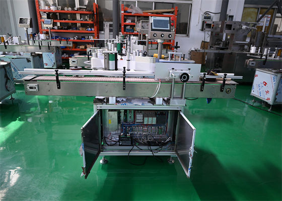 Aplicador automático de etiquetas Máquina de etiquetado cosmético con control PLC Papel de etiqueta autoadhesivo