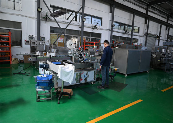 Máquinas automáticas de etiquetado para botellas redondas con motor Siemens, PLC, pantalla táctil
