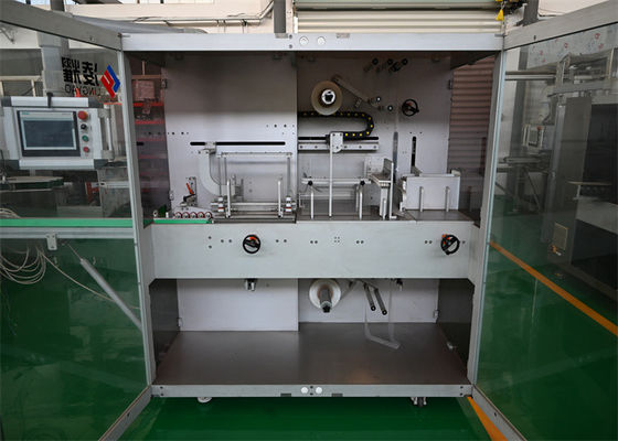 Máquina automática de cinta de película OPP de alta velocidad para maquinaria de embalaje farmacéutico, con PLC, estándar GMP