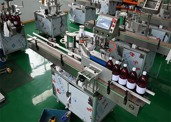 Máquina de etiquetado de alta velocidad con tecnología adaptativa de cero residuos para botellas, viales y tubos
