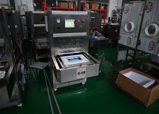 Un buen precio. 500W PLC controlado Semi automático etiquetado sellador térmico médico con temperatura de sellado ajustable en línea