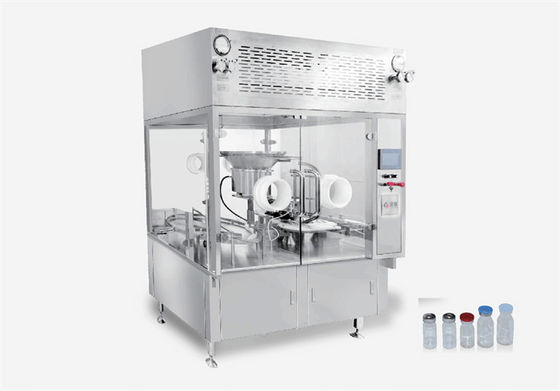 Máquina de tapón de vial compatible con GMP Tapón inteligente para productos biológicos y vacunas con alta precisión de torque