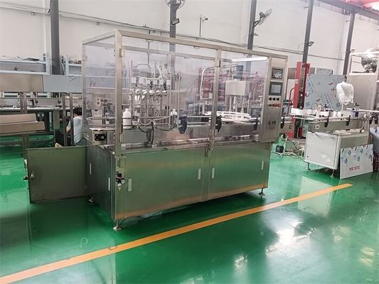 Máquina de llenado y tapón de frascos de precisión multipropósito para la producción farmacéutica de pequeños lotes