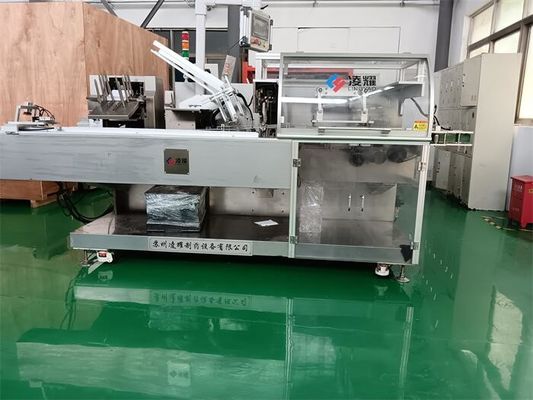 Máquina automática de cartonado farmacéutico para el embalaje de píldoras de precisión, 180 cajas por hora, diseño conforme a las normas GMP