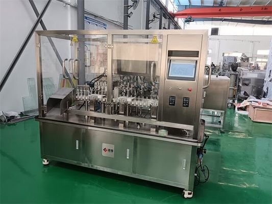 Máquina automática de llenado y tapado de gel (2-5 g)
Precisión de micro dosificación servodriven para formulaciones de alta viscosidad