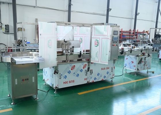 Máquina de llenado de frascos pequeños para los aerosoles de vitamina D3 y aceites esenciales de aromaterapia, máquina de producción GMP de alta velocidad con agujas de llenado de sifón