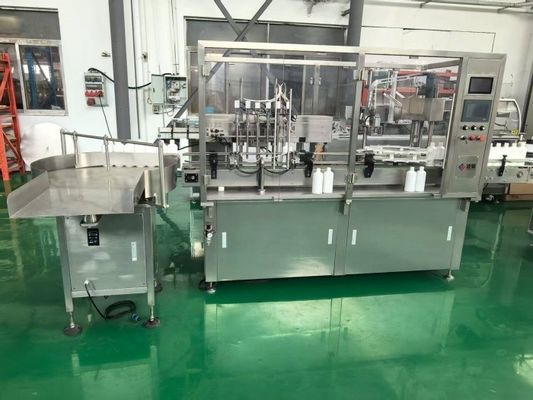 Un buen precio. Máquina de llenado de líquido farmacéutico para soluciones de antibióticos, botellas de 30-500 ml Proceso de lavado, llenado, tapado, sellado, etiquetado integrado en línea