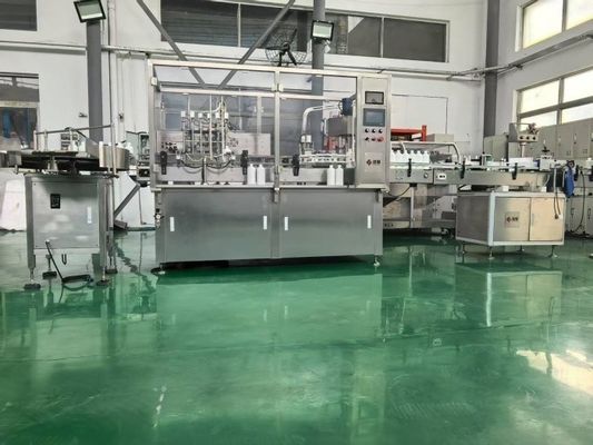 Línea de llenado de frascos de 2-30 ml con máquinas de limpieza y secado de relleno, procesamiento aséptico conforme a las normas GMP para biofarmacéuticos y vacunas