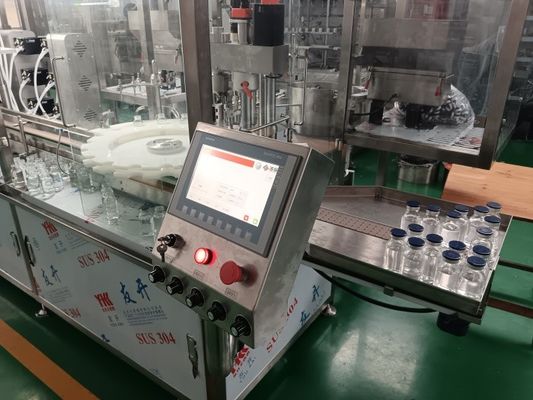 Máquina de Llenado de Líquidos Estériles para Botellas de Vidrio y Plástico de 30-500ml con Protección de Nitrógeno para Líquidos Orales y Desinfectantes